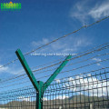 easily assembled airport security fence for protection